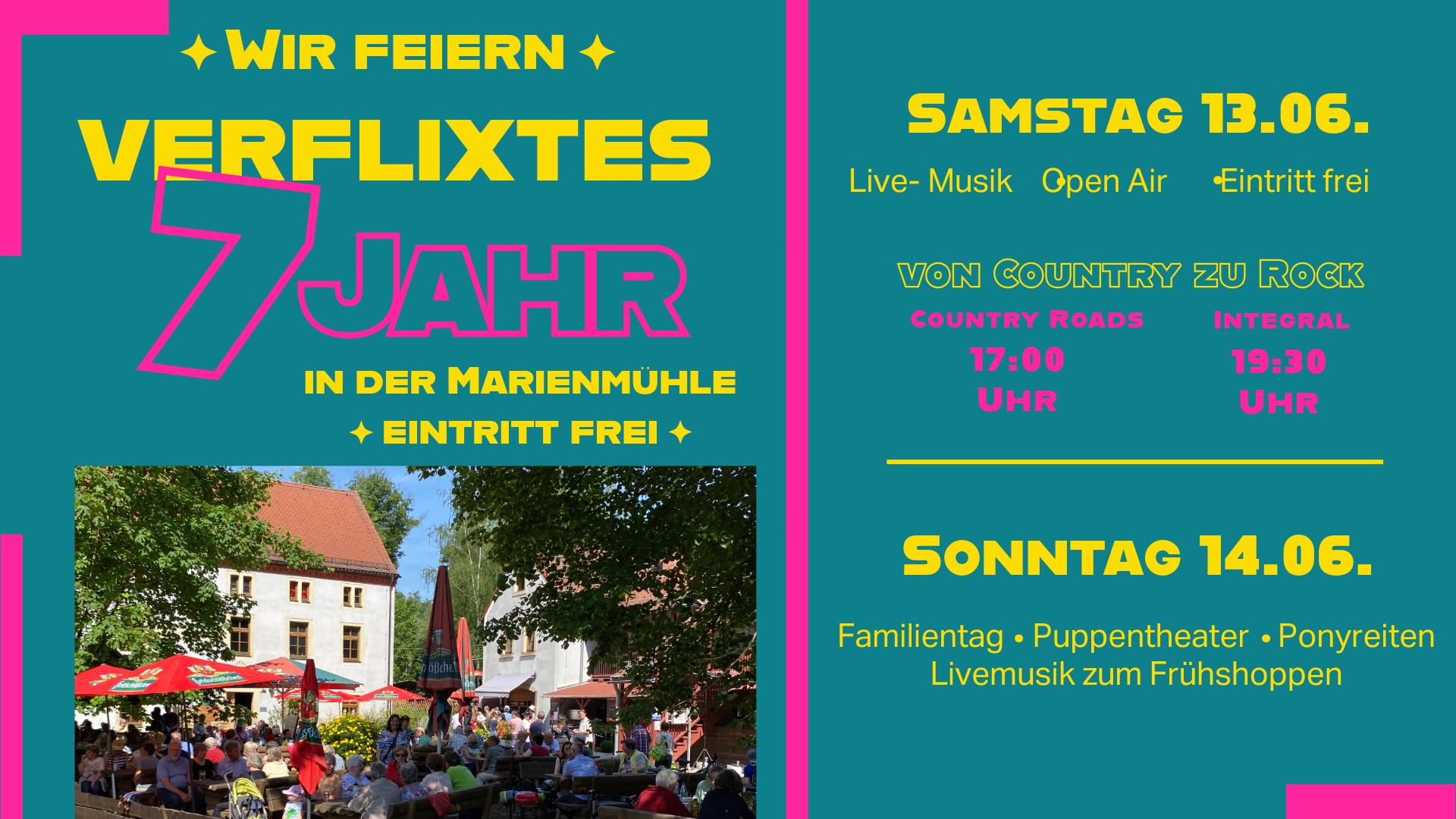 verflixtes 7. Jahr der Marienmühle